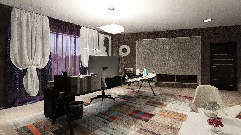 MANAGER ROOM 3d design renderings