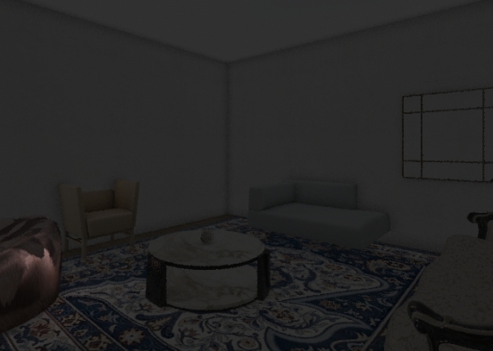living room tuqa Design Rendering