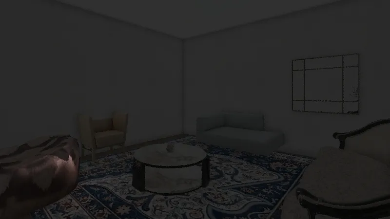 living room tuqa 3d design renderings