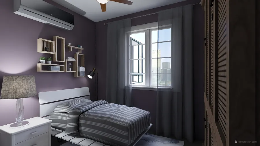 2ND Bedroom 3d design renderings
