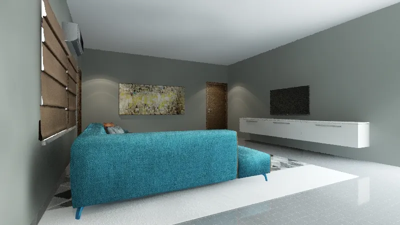 Zuby living room 3d design renderings