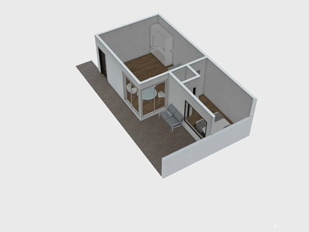 T1 Garagem 3d design renderings
