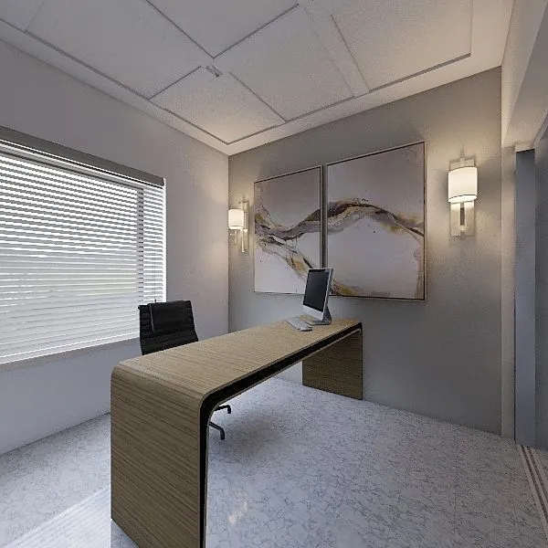 Crowford Market Office 3d design renderings