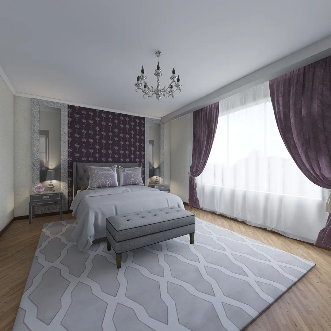 Спальня Крина темн 3d design renderings