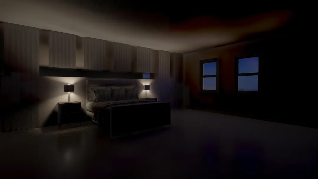 One bedroom Flat 3d design renderings