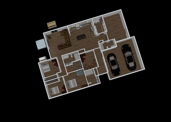 LATEST 99 with furniture/cabinets, etc Design Rendering