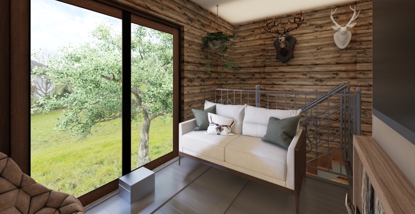 Tree House Interior Design Render