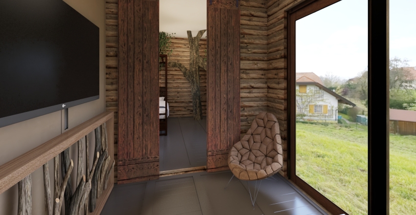 Tree House Interior Design Render