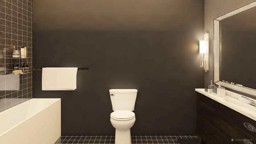 bad/toilet 3d design renderings