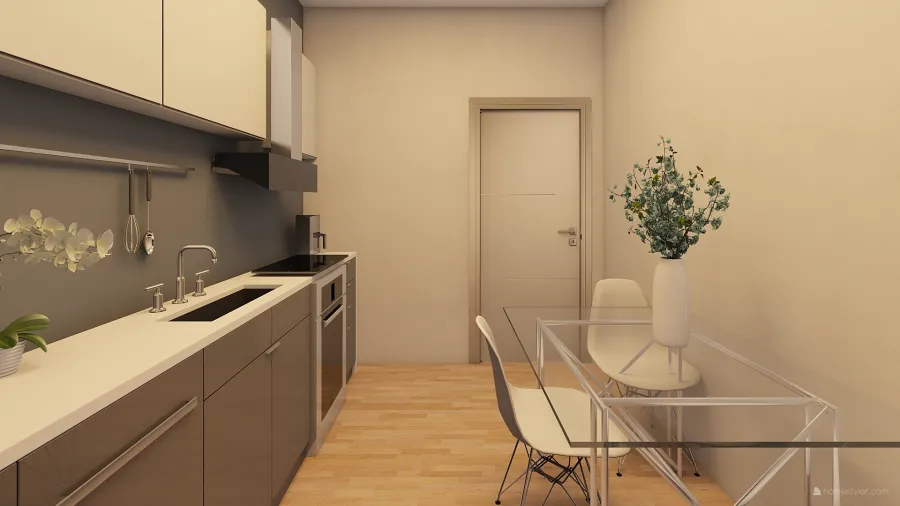 køkken 3d design renderings