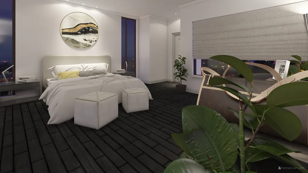 HUMBLE ROOM 3d design renderings