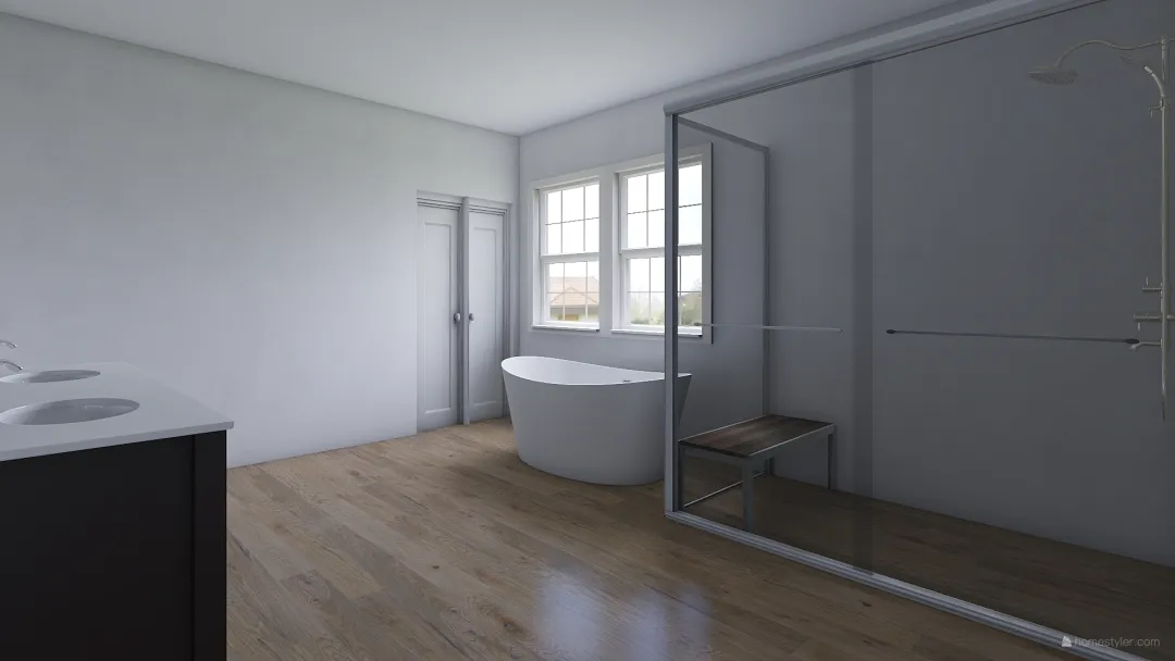 master bath v1 3d design renderings