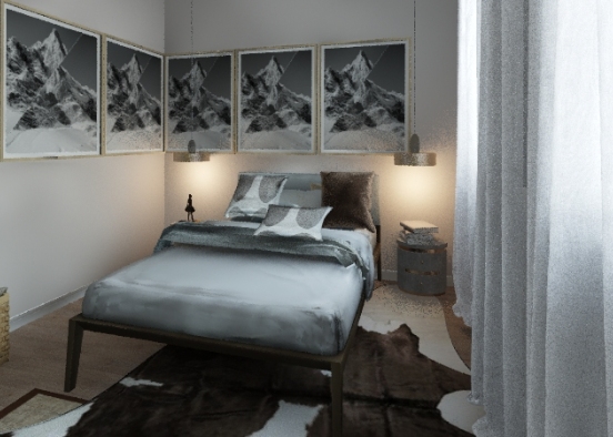 exersize 1 bed room Design Rendering