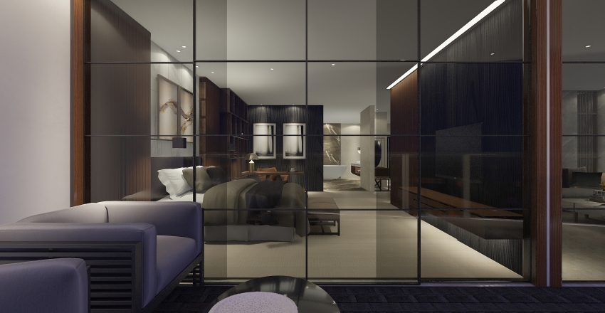Penthouse Suite The Richardson Interior Design Render