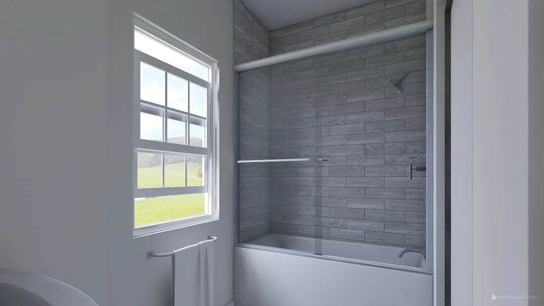 Baccarini Bathroom 3d design renderings