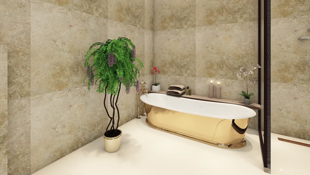 Luxury Badroom 3d design renderings