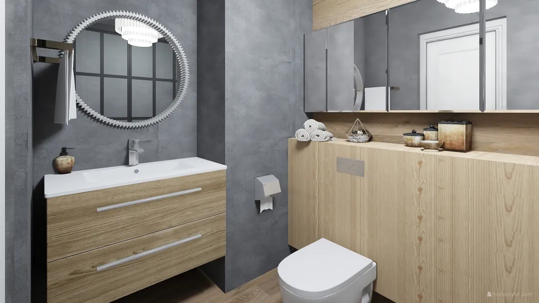 ванная 3d design renderings