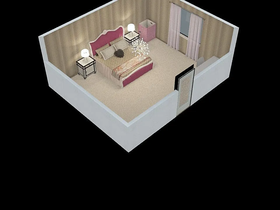 Olivia Rigby Dream Bedroom 3d design renderings