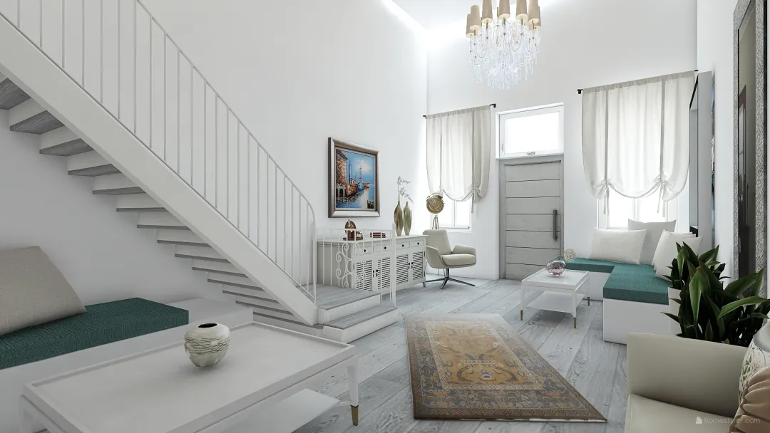 house in Mykonos 3d design renderings