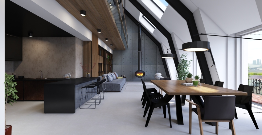 Loft Moderno Home Decoration Project And 3d Renderings Inspiration 20 Svetlysveva Homestyler