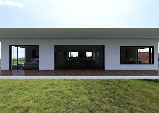 WS House SW View Design Rendering