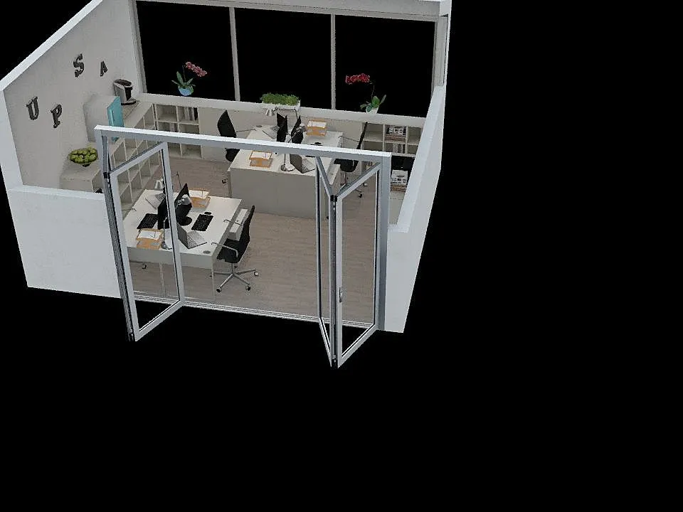 Office 320 - Dani and Vale Room 3d design renderings