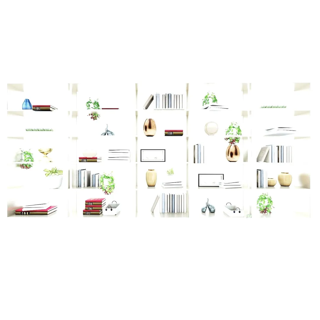 Bookshelf Brainsprom 3d design renderings