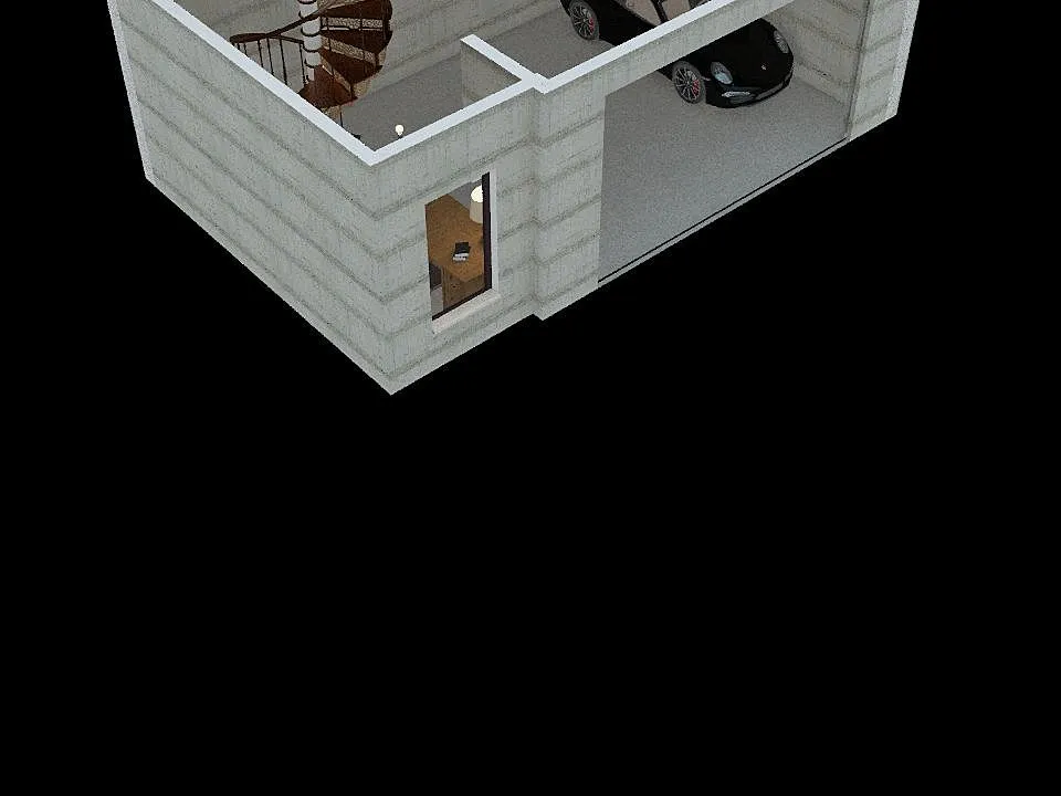 Wilson's Garage 3d design renderings