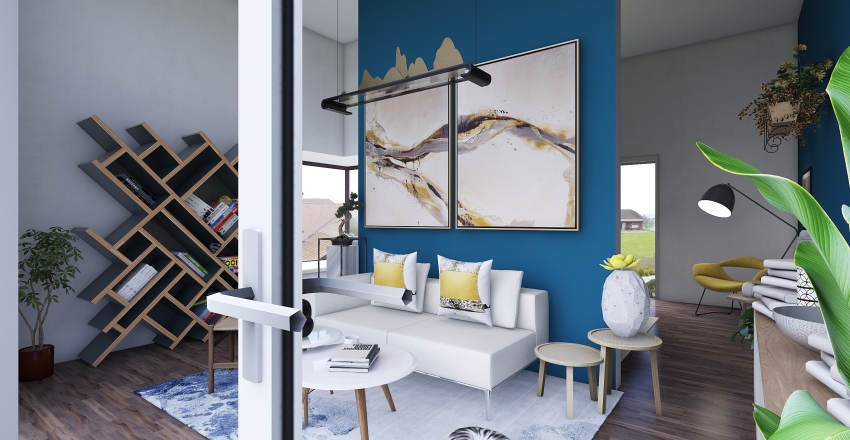 Swedish Design Interior Design Render