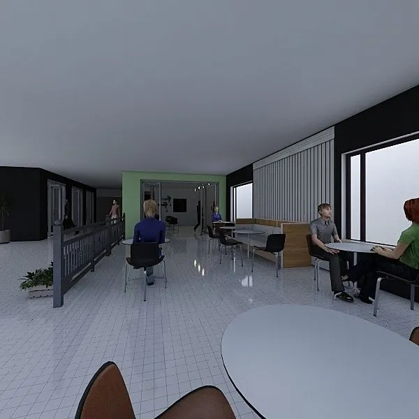 Debora Caffe 3d design renderings