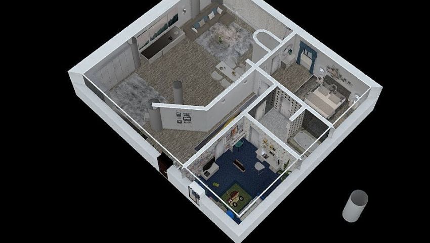 1 проект с нуля комната на берегу Финского залива 3d design picture 180.39