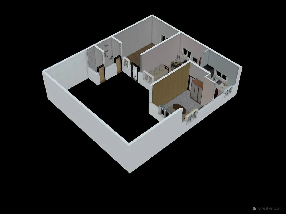 new home plan(2) of mahesh sir 3d design renderings