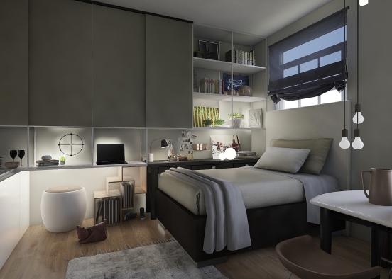 Small Apartment Redesign Design Rendering