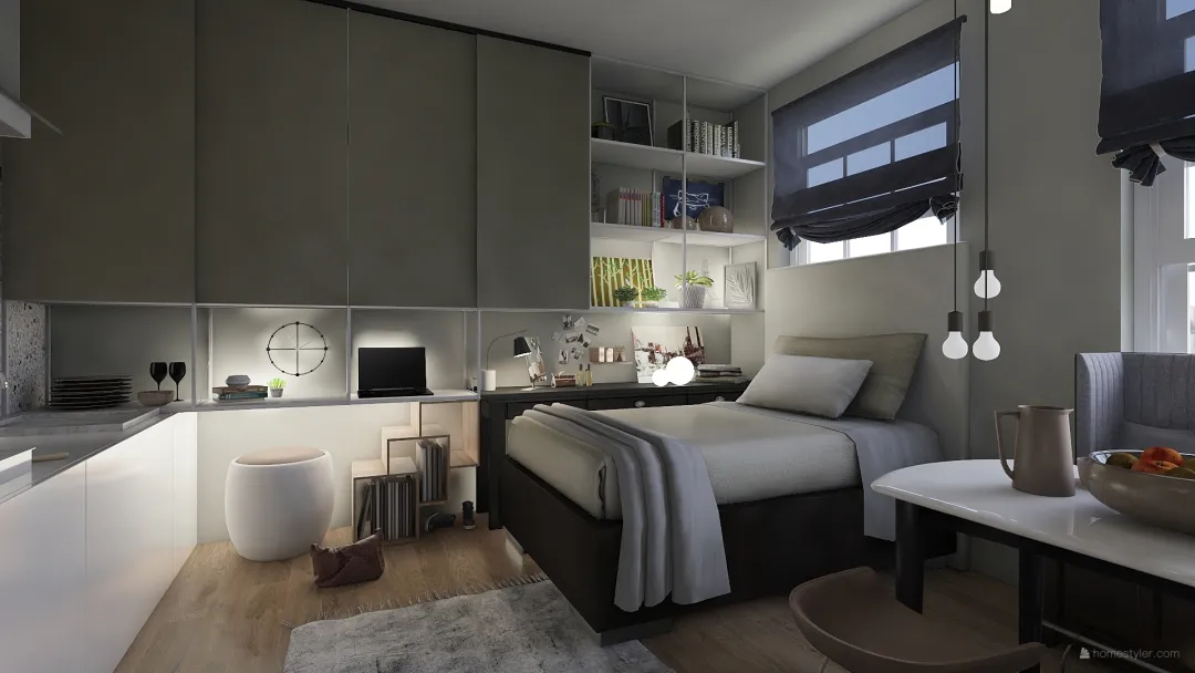 Small Apartment Redesign 3d design renderings