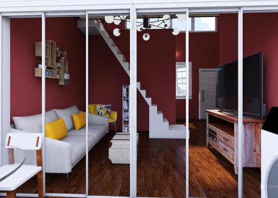 Loft Apartment Design Rendering