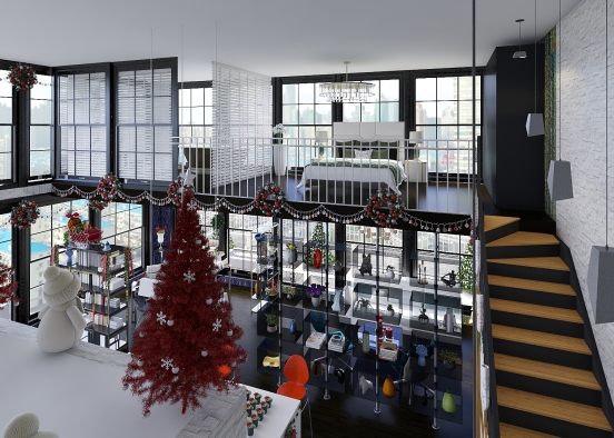 Loft Living_03: Merry Christmas! Design Rendering