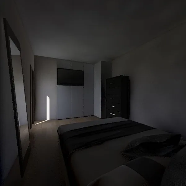 Average Size Bedroom 3d design renderings