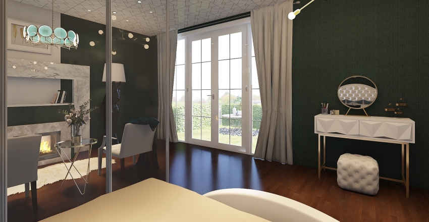 Classical home Interior Design Render
