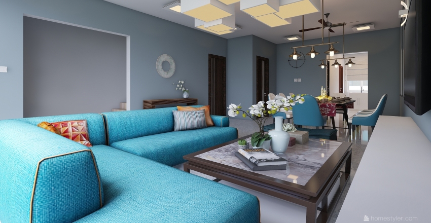 Modern Elegant Interior Interior Design Render