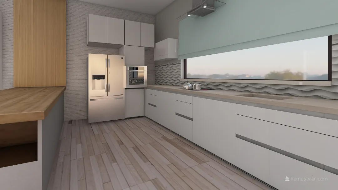 Cocina  casa Ivan 3d design renderings