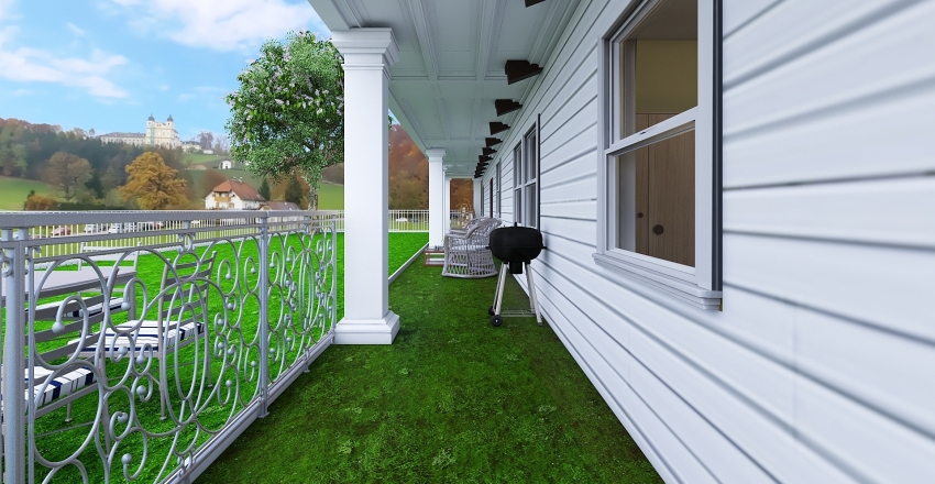 Bungalow Interior Design Render