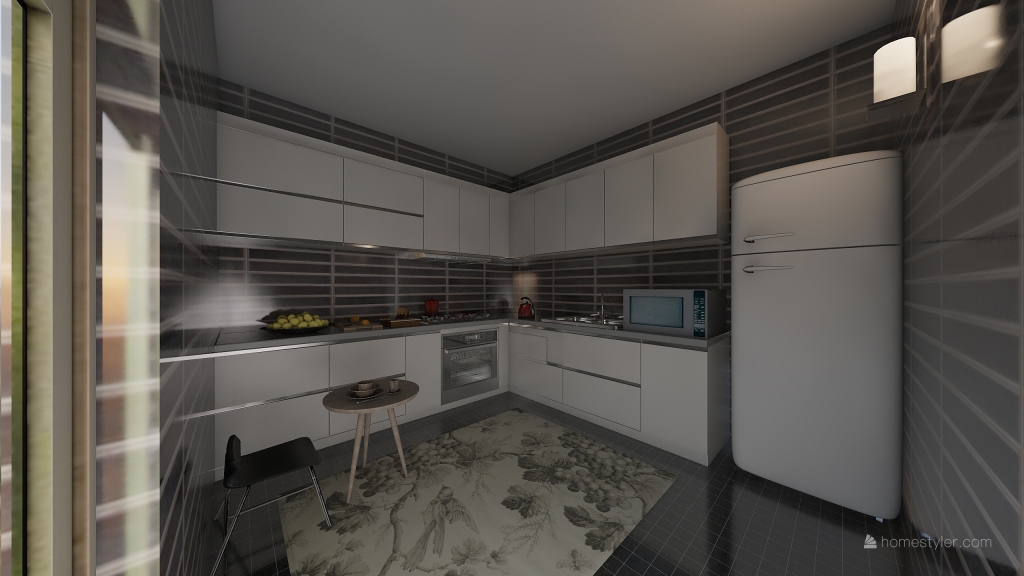 مطبخ منة 3d design renderings
