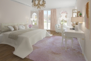 Pink lovers dream room  Design Rendering