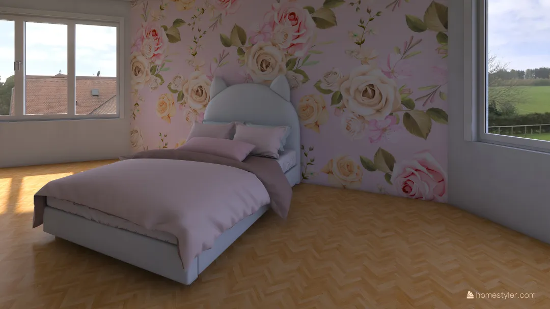 Ryunkyung bedroom 3d design renderings