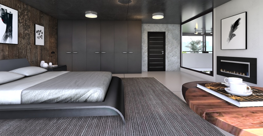 Atico moderno en Madrid Home Decoration Project and 3D Renderings