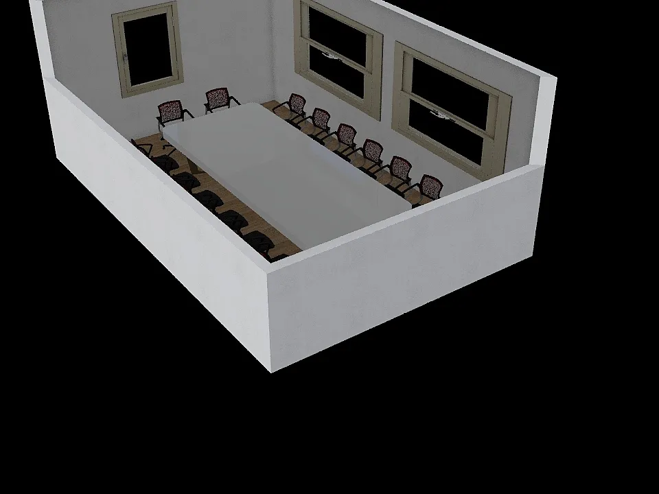 Sala de juntas 3d design renderings