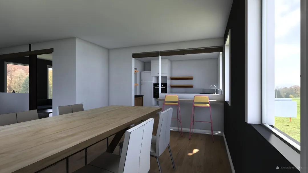 Bredal 1 edit 2 ny mur køkken 3d design renderings