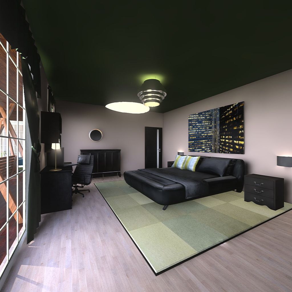 bedroom guro 3d design renderings