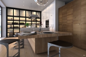 Asian ArtDeco Modern Bauhaus Luxury villa in Southern Spain Design Rendering
