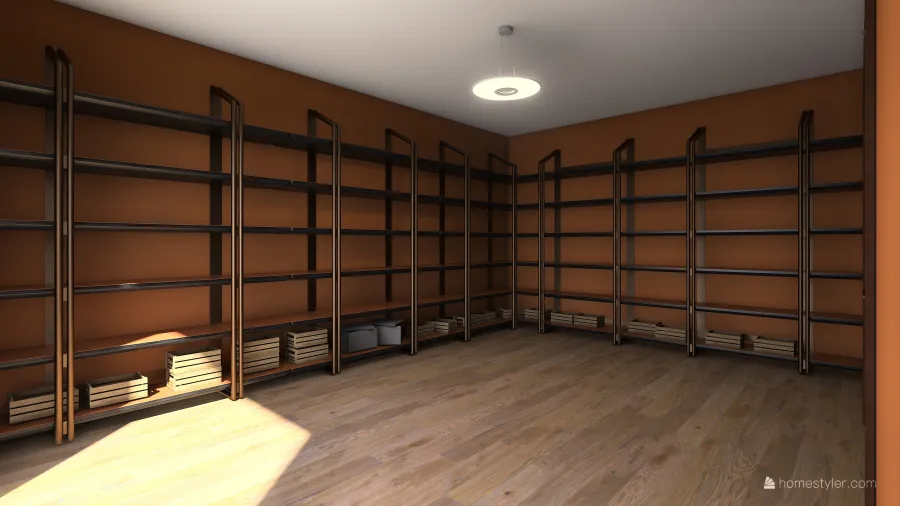 Storage Room/Pickup Area 3d design renderings